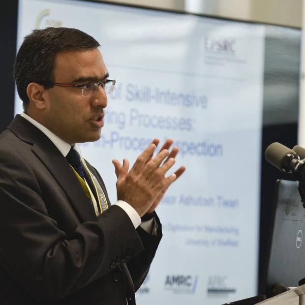 Profile picture of Ash Tiwari speaks at the launch of the Future Electrical Machines Manufacturing Hub