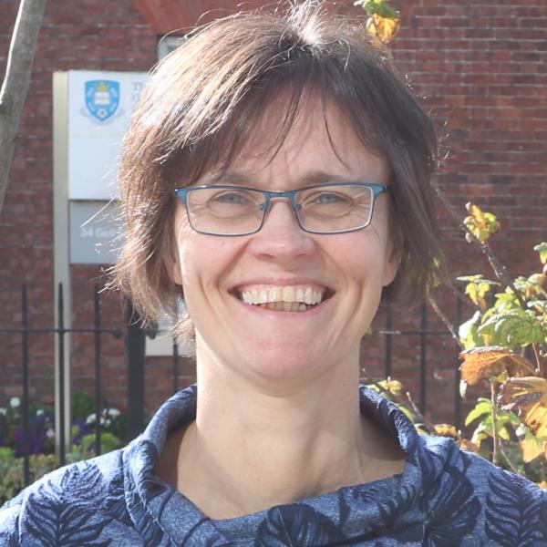 Profile picture of Rosanna Keefe stood outside HRI building