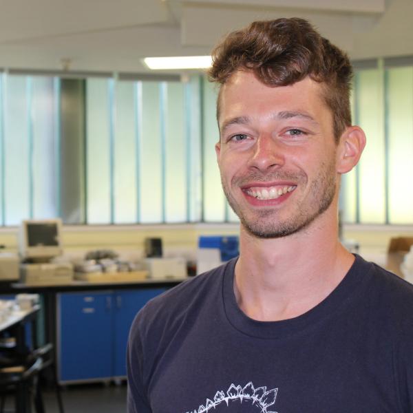 Profile picture of Dr Thomas Wilkes in a teaching laboratory