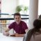 Sociological Studies student Tom Whittell in the Students' Union.