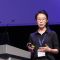 Medical School graduate Jane Jiang giving a presentation - image