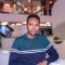 Student Tekle standing in the Diamond