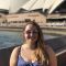 Laura in front of the Sydney Opera House