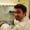 Tom working in the lab