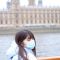 Ada Fang stood outside the Houses of Parliament