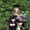 Caroline Sjolund Ishida on graduation day.