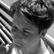 Black and white image of Agnes Lehoczky