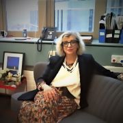 Megan Blake in her office