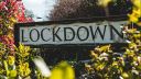 A street sign saying 'lockdown' on it