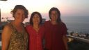 Dr Jala Makzoumi with Clare Rishbeth and Nadine Khayat