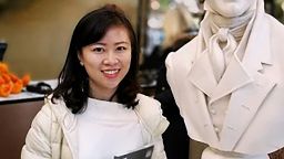 Undergraduate English student Yongqin Zhu.