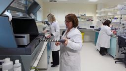 A group of Translational Neuroscience technicians hard at work.