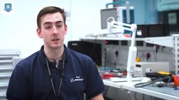 Fourth-year Bioengineering student, Liam, talks about working as a project engineer as part of the AMRC’s Design and Prototyping Group.