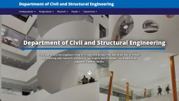 Department of Civil Engineering homepage