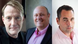 Alumni Lee Child, Clive Humby, and Lee Elliot Major