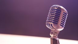 Photo of a radio microphone 