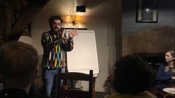 Cian Hurley presenting at PubHD