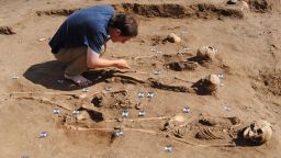 The mass grave near Immingham contains the remains of at least 48 men, women and children