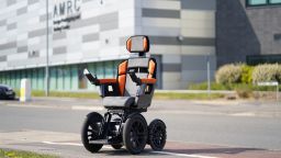 The Victor mobility device outside the AMRC