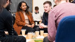 Students taking part in the SoMaS Challenge