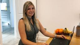 Alice Cipolat working from home