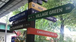 Wayfinding pole