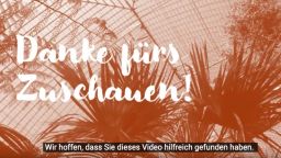 Imgae with thank you for watching in German