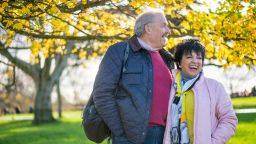 Image of older couple outdoors