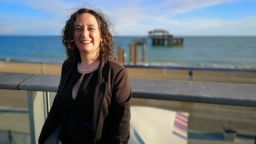Cher Farrugia PhD Student smiles at seaside