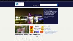 A preview screenshot of the new-look Student hub homepage.