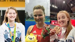Bryony Page, Hollie Pearne-Webb, Megan Shackleton