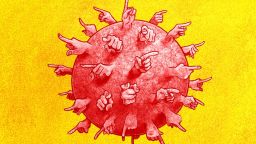 Illustration depicting Covid-19 related lawsuits