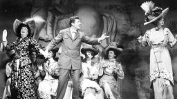 An image of Meredith Willson's musical 'The Music Man' being staged on Broadway.