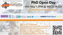 PhD Open Day - May 2022