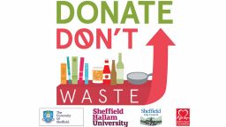 The Donate Don't Waste logo