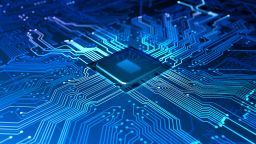 Electrical currents flowing through a semiconductor and circuit board