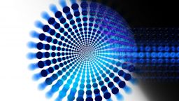 Blue data graphic