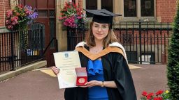 Photo of Dagmara Szmaglinska  at graduation