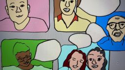people conversing 