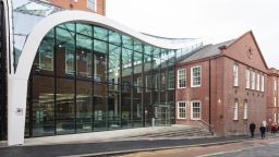The glass heartspace building
