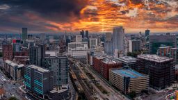 Manchester City Skyline