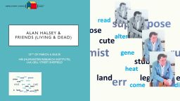 Alan Halsey and Friends (living and dead) 