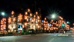 Sheffield Children's Hospital Snowflake Christmas Lights