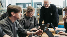 Apprentices at the University of Sheffield Advanced Manufacturing Research Centre (AMRC)