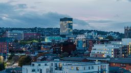 Arts tower view sheffield campus