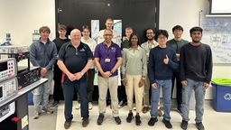 Sheffield students participating in the regional WorldSkills Industrial Electronics competition