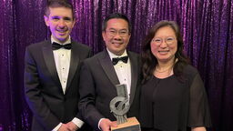 Academics receiving an award