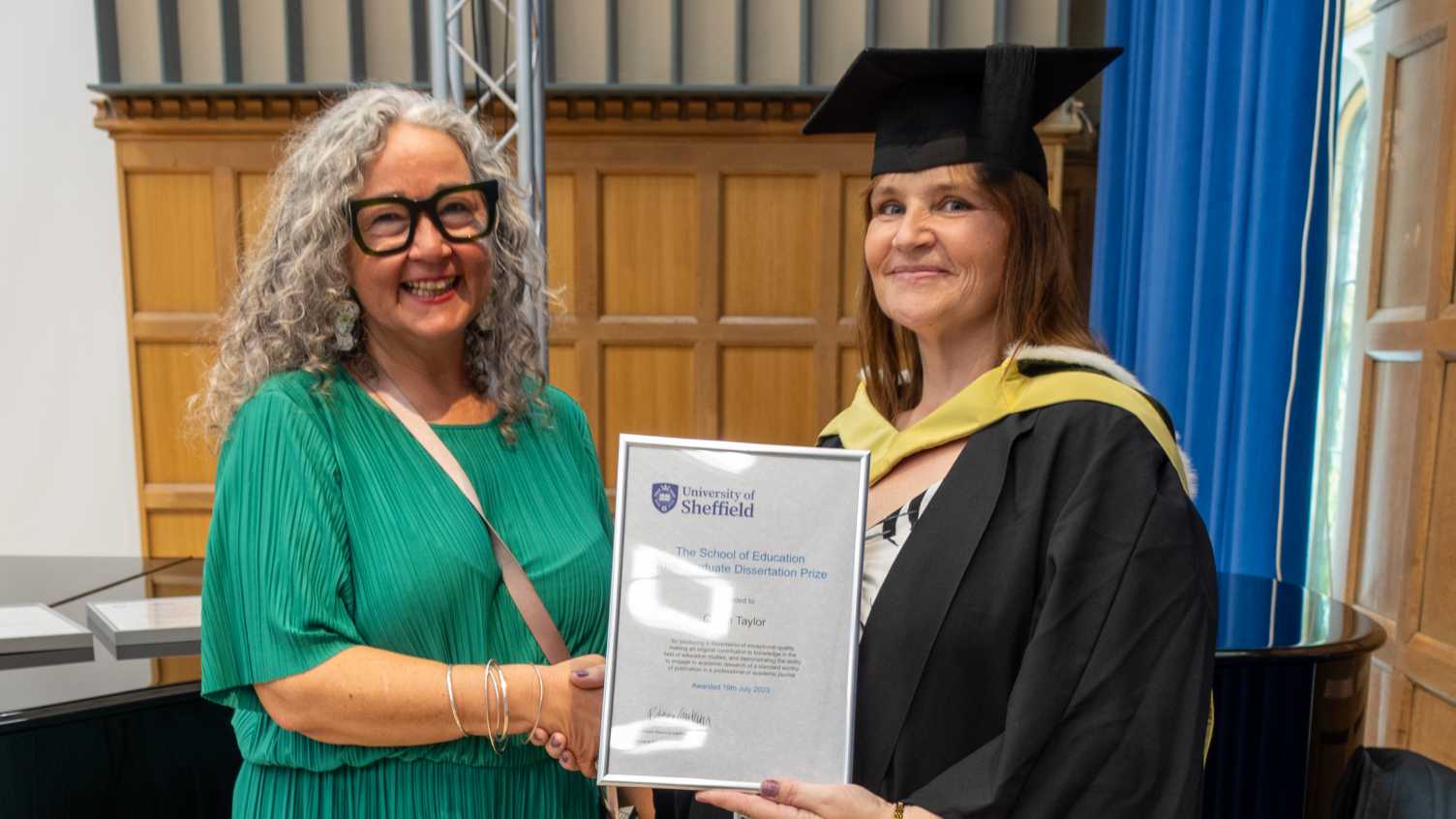 UG Dissertation Prize 2023 winner Education The University of Sheffield