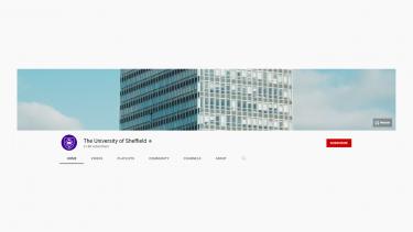 The University's header image from youtube